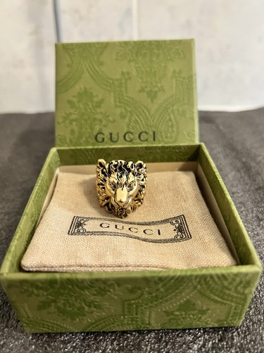 Gucci löwenkopf ring gold - löwenkopf,