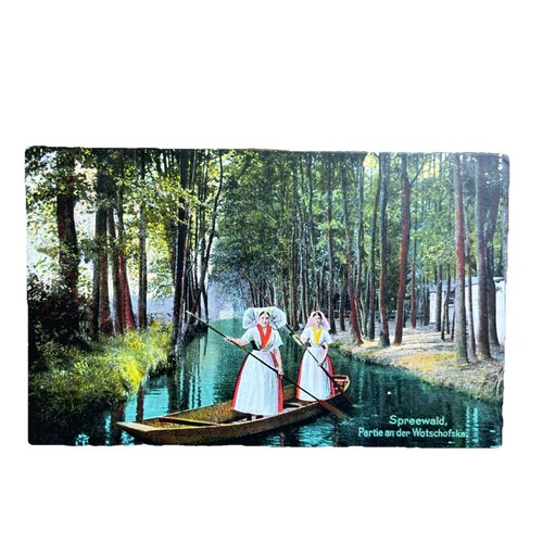 Postkarte spreewald lübbenau - postkarte,