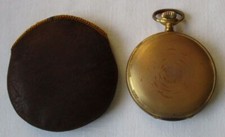 Vergoldete herren taschenuhr - vergoldete,