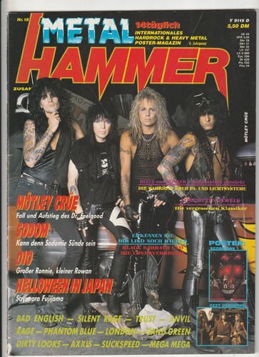 Metal hammer 18 1989 - metal,