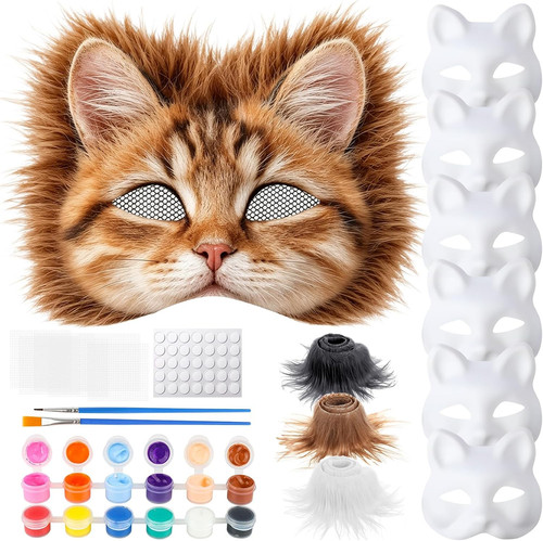 Katzenmasken diy set - diy, stück