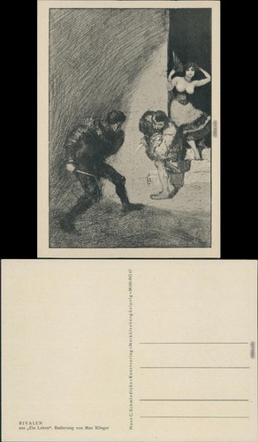 Ansichtskarte rivalen - ansichtskarte,