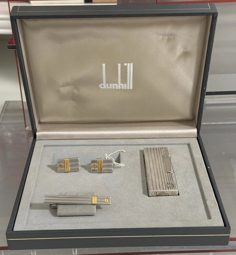 Dunhill feuerzeug versilbert - feuerzeug,