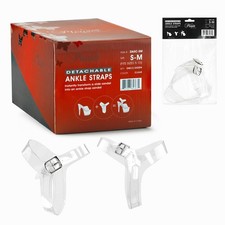 Pleaser Dozen 12pk Clear Ankle