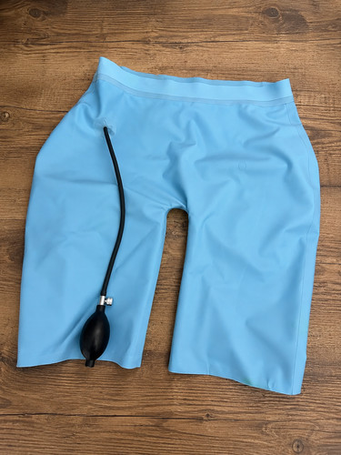 Latex shorts hose - hose, unterhose