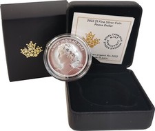 Kanada 2022 Silber 1 Dollar PP Proof Peace Ultra High Relief Peacedollar RAR TOP