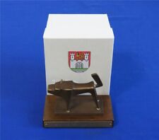 Staatsgeschenk Bronze Skulptur Wolf Ehrengabe der Stadt Wolfsburg Moderne Kunst