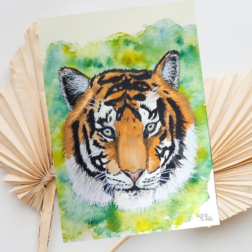 Tiger illustrationskunst - tiger,