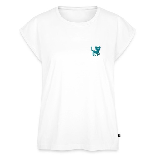 Pixel katze bestickt - katze,