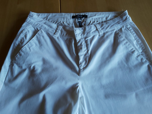 Weiße damen chinohose - weiße, gr