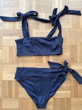 H&M Bikini In Dunkelblau Mit