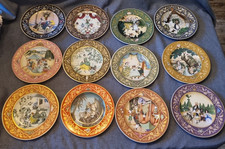 12 Sammelteller Französische Märchen komplett Villeroy und Boch