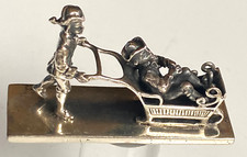 Medusa-Oro - Miniaturfigur 925er Silber - Schlittenfahrt mit 2 Personen