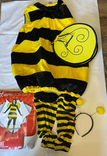 Damen Biene Kostüm Flügel Karneval Fasching Party Gr. M/L - 40/42/44