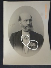 G435) 1.Wk Foto, Ordenspange, Orden, Verdienstkreuz ?, auf VELOX Papier