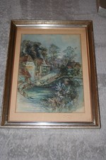 AQUARELLBILD  ORIGINAL  HÖHE