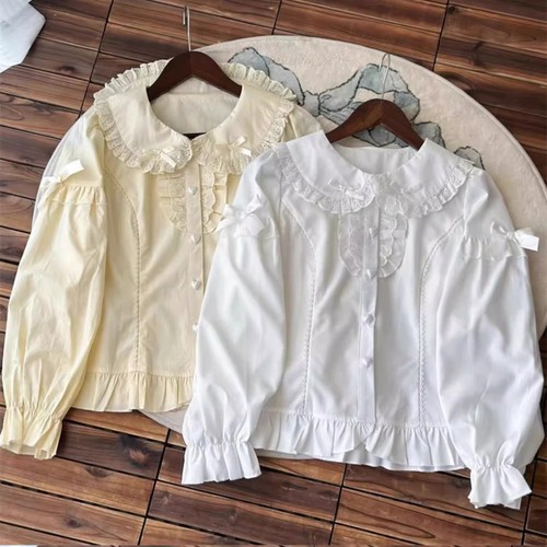 Damen mädchen lolita bluse - mädchen,