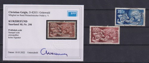 Saarland 1950 297 298 - 1950, 297-298