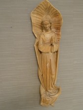 handgeschnitzte Madonna, aus
