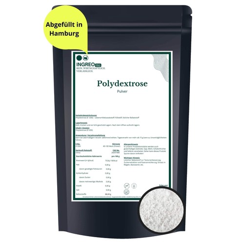 Polydextrose pulver - polydextrose, 90%