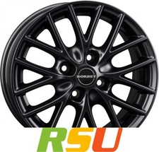 Borbet BS4 black matt 7x16"