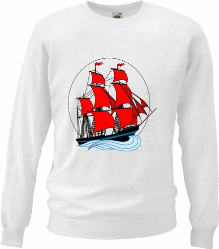 Sweatshirt segelboot - sweatshirt,