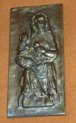 Bronze gottesmutter jesus - bronze, &