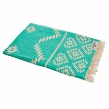 Hamamtuch Kelim Ethno grün