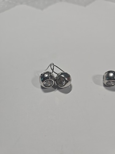 Diamonique set ohrhaken und - set,