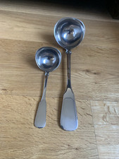 WMF Spatenform Spaten Cromargan Edelstahl Besteck 1 Suppenkelle 1 Saucenkelle 