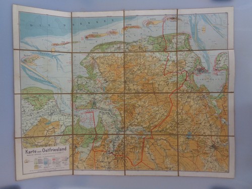 Landkarte von ostfriesland - von,
