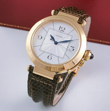 Cartier Pasha 42 18K Gelbgold Herrenuhr Referenz 2726