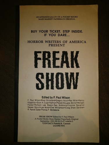 Paul wilson freak show - f,