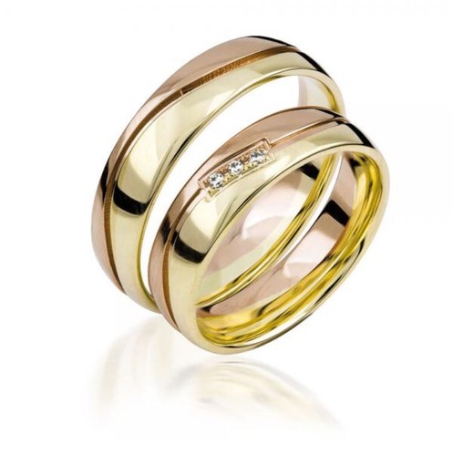 2x333 gold trauringe paarpreis - trauringe,