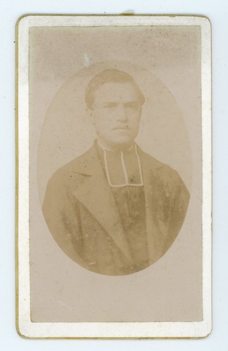 Cdv foto ein pfarrer - foto,,