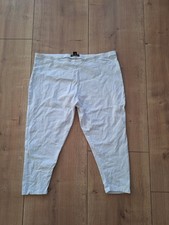 Weiße Leggins in Größe 46
