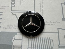 Emblem Lenkradstern schwarz