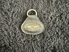 Bentley Turbo R Continental 1980-95 Schwarz Leder Händler Schlüsselring OEM