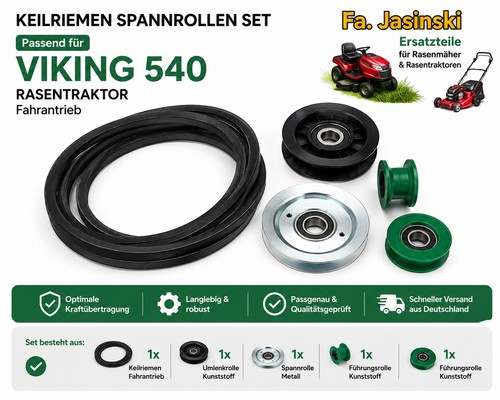 Set rasentraktor viking 540 - set,