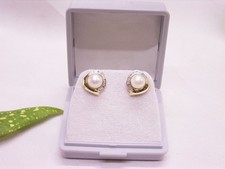 585, 14 KARAT, PAAR GELBGOLD-