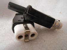 DDR Bakelit Heißgerätestecker Netzstecker Geräte Stecker alt Schalter Steckdose