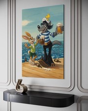 Nu Pogodi Leinwand Bild Pop