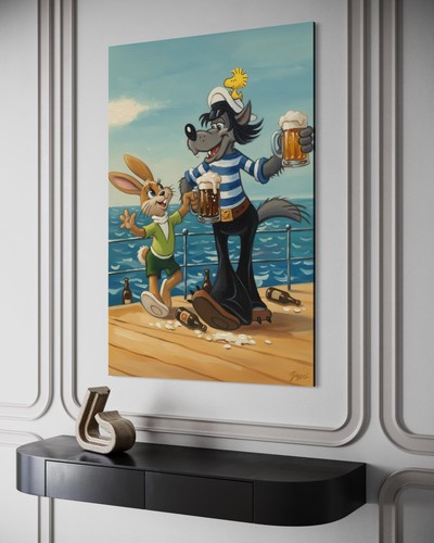 Pogodi leinwand bild pop - leinwand,