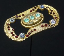 Hutnadel antik lang Art Deco