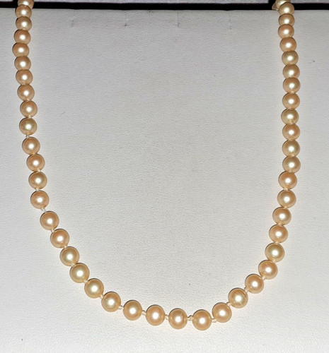 Vintage perlenkette l - vintage,