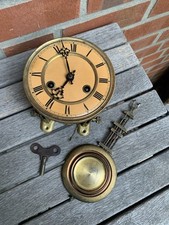 Alte Uhr Wanduhr Pendeluhr Regulator Uhrwerk Junghans 4.14 Antik