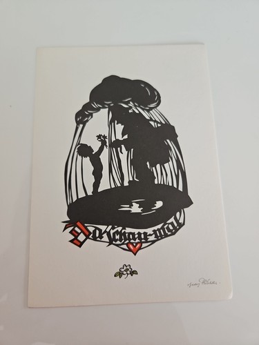 Plischke karte postkarten - karte,