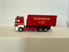 HERPA  MB Axor Abrollkipper Feuerwehr Gefahrgut