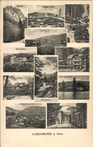 Ilsenburg harz brocken - ak,