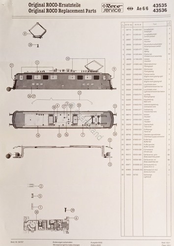 Modelleisenbahn roco service - roco,